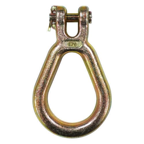 Austlift G70 Clevis Lug Link Gold Zinc Plated - AIMS Industrial Supplies