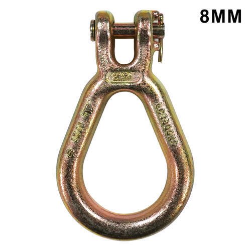 Austlift G70 Clevis Lug Link Gold Zinc Plated - AIMS Industrial Supplies