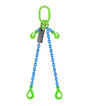 Austlift Grade 100 Chain Sling 2Leg W/ Clevis Grab Shortner & Self Locking Hook1