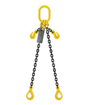 Austlift Grade 80 Chain Sling 2Leg W/ Clevis Grab Shortner & Self Locking Hook1