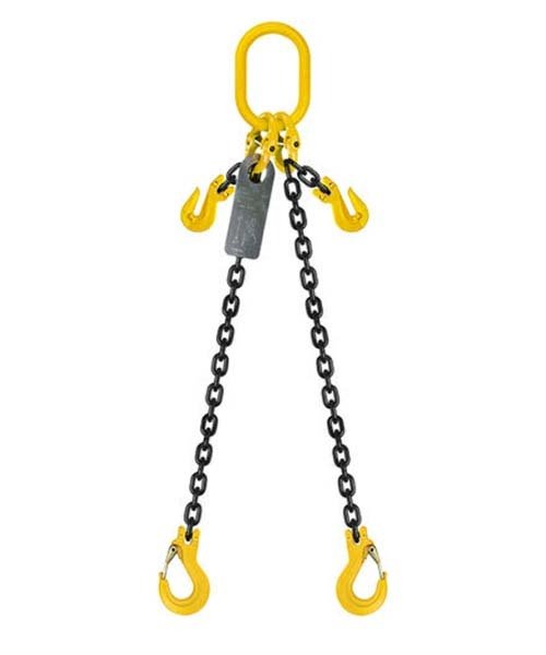 Austlift Grade 80 Chain Sling 2Leg W/ Clevis Grab Shortner & Sling Hook - AIMS Industrial Supplies
