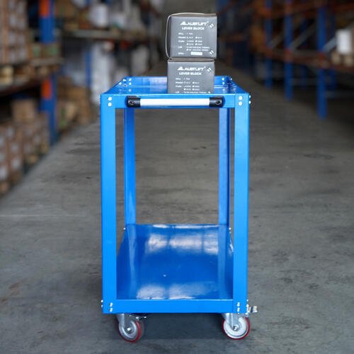 Austlift Hand Trolley Flat Bed Type 2 Levels, 4 Wheels SWL 300kg - AIMS Industrial Supplies