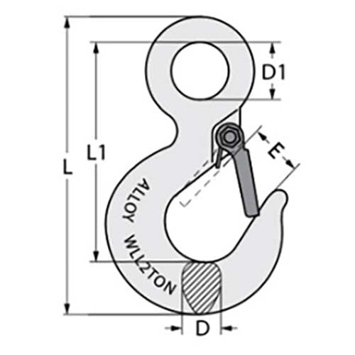 Austlift Hoist Hook Eye Alloy - AIMS Industrial Supplies