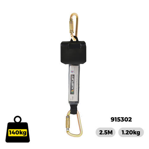 Austlift Inertia Reel Retractable Mini Block 2.5m - AIMS Industrial Supplies