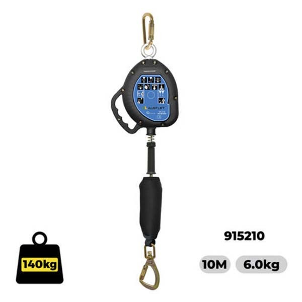 Austlift Inertia Reel Sharp Edge Wire Rope 10m