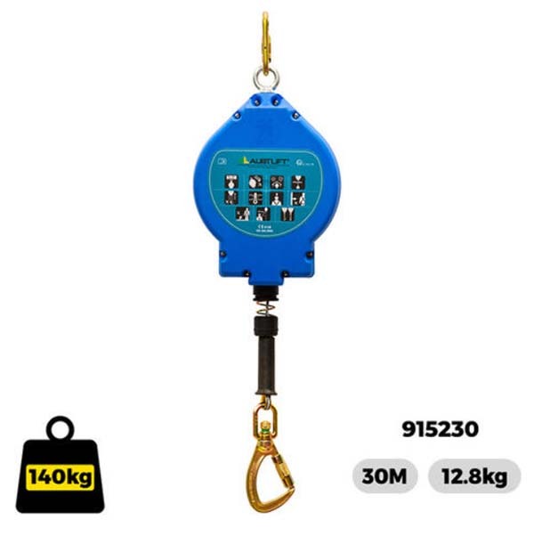 Austlift Inertia Reel Wire Rope 30m