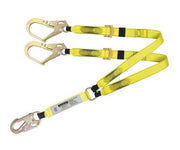 Austlift Lanyard Double Adjustable Snap/Scaffold Hook Polyester Webbing - AIMS Industrial Supplies