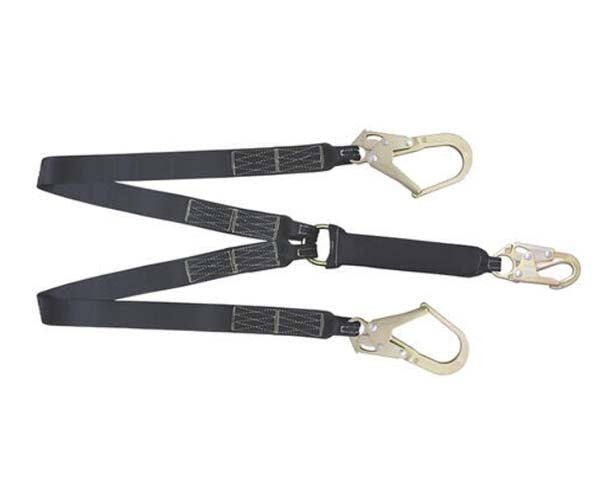 Austlift Lanyard Double Hot Work Snap/Scaffold Hook Flame Resistant Webbing - AIMS Industrial Supplies