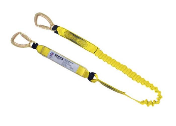 Austlift Lanyard Single Elasticated W/ Triple Action Hook - Tubular Webbing - AIMS Industrial Supplies