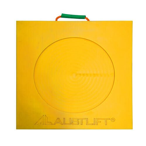Austlift Outrigger Pad WLL 25T 500 x 500 x 60mm - AIMS Industrial Supplies