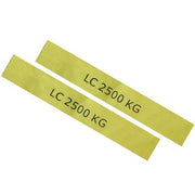 Austlift Protecting Yellow Sleeve 300 x 50mm for RTD - Marked LC 2500kg1