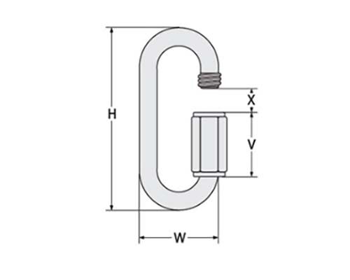Austlift Quick Link Zinc2
