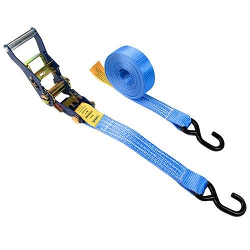 Austlift Ratchet Tie Down S Hook 35mm x 6m x 700kg (.75Tonne) LC - AIMS Industrial Supplies