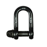Austlift Screw Pin Dee Shackle Grade M Black - AIMS Industrial Supplies