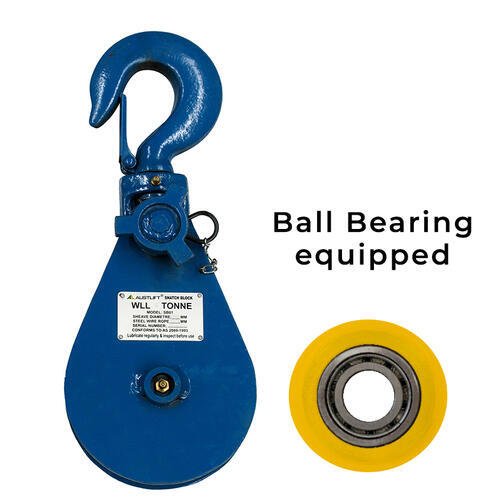 Austlift Snatch Block With Hook Head - AIMS Industrial Supplies