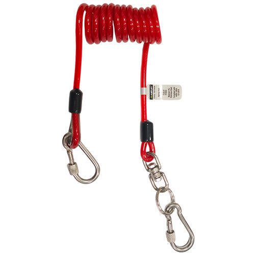 Austlift Spring Tool Lanyard With Snap Hook On Both End 48 - 150mm - AIMS Industrial Supplies