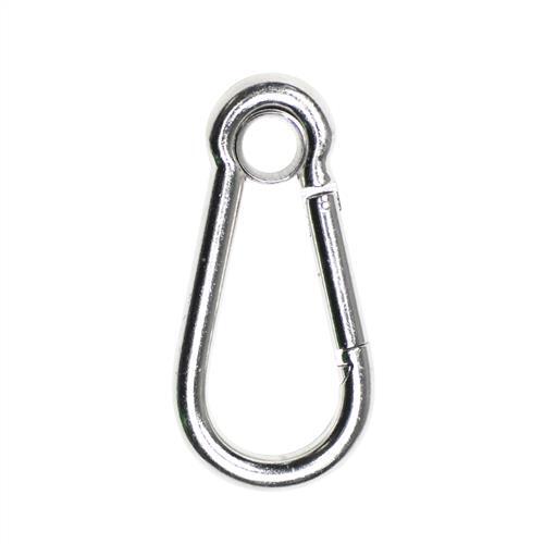 Austlift Stainless Steel Snap Hook With Eyelet DIN 5299 - AIMS Industrial Supplies