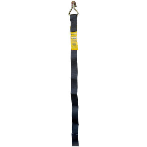 Austlift Tautliner Strap Black with Double J Hook 44 x 850mm 1000kg LC - AIMS Industrial Supplies