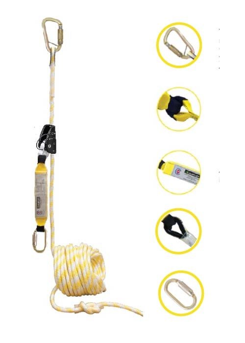 Austlift Temporary Vertical Anchorage Line Rope 20m - AIMS Industrial Supplies