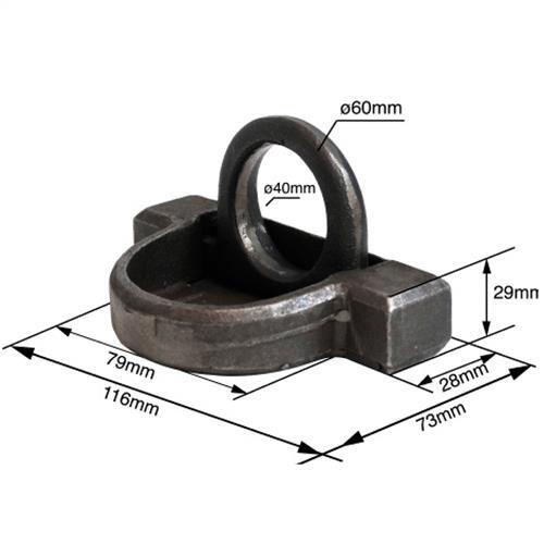 Austlift Tie Down Anchor Point Dish 1250kg LC - AIMS Industrial Supplies