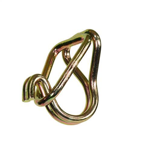 Austlift Tie Down Hook/Keeper Gold Zinc Plated - AIMS Industrial Supplies