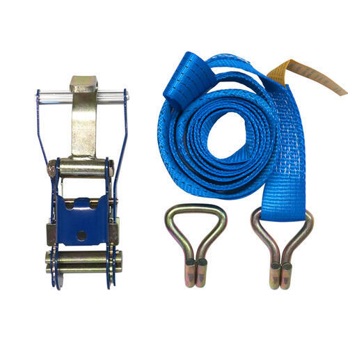 Austlift Vehicle Ratchet Tie Down Double J Hook 50mm x 2.4m x 2000kg LC