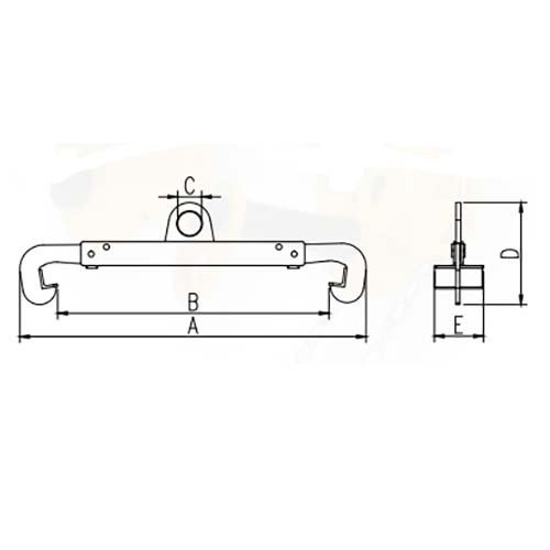 Austlift Vertical Drum Lifter WLL 500kg - AIMS Industrial Supplies