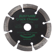 Austsaw 105mm (4") Diamond Blade Crack Chaser "V" Point - 16mm Bore - AIMS Industrial Supplies