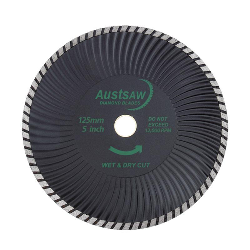 Austsaw 125mm (5") Diamond Blade Super Turbo Wave - 22.2mm Bore