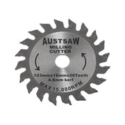 Austsaw 4mm Milling Cutter Blade - AIMS Industrial Supplies