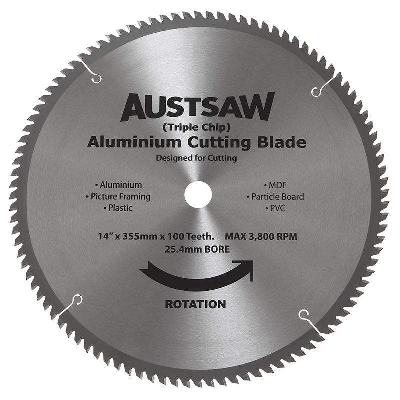 Austsaw Aluminium Blade Triple Chip - AIMS Industrial Supplies