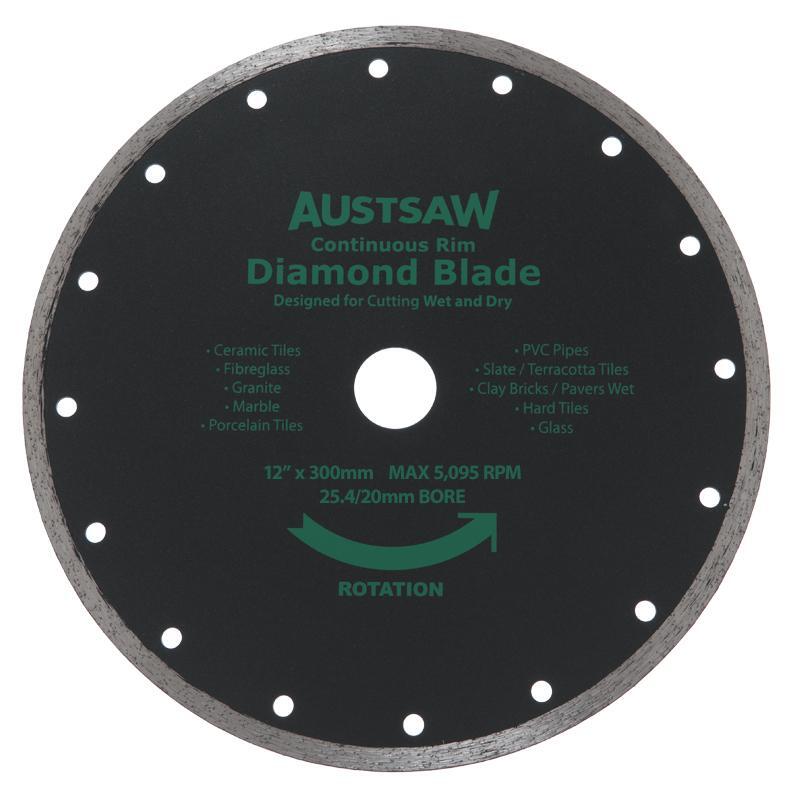 Austsaw Diamond Blade Continuous Rim - AIMS Industrial Supplies