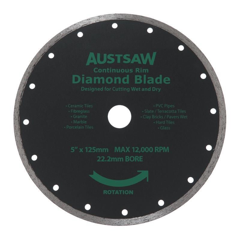 Austsaw Diamond Blade Continuous Rim - AIMS Industrial Supplies