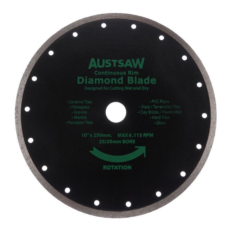 Austsaw Diamond Blade Continuous Rim - AIMS Industrial Supplies