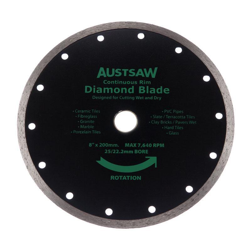 Austsaw Diamond Blade Continuous Rim - AIMS Industrial Supplies