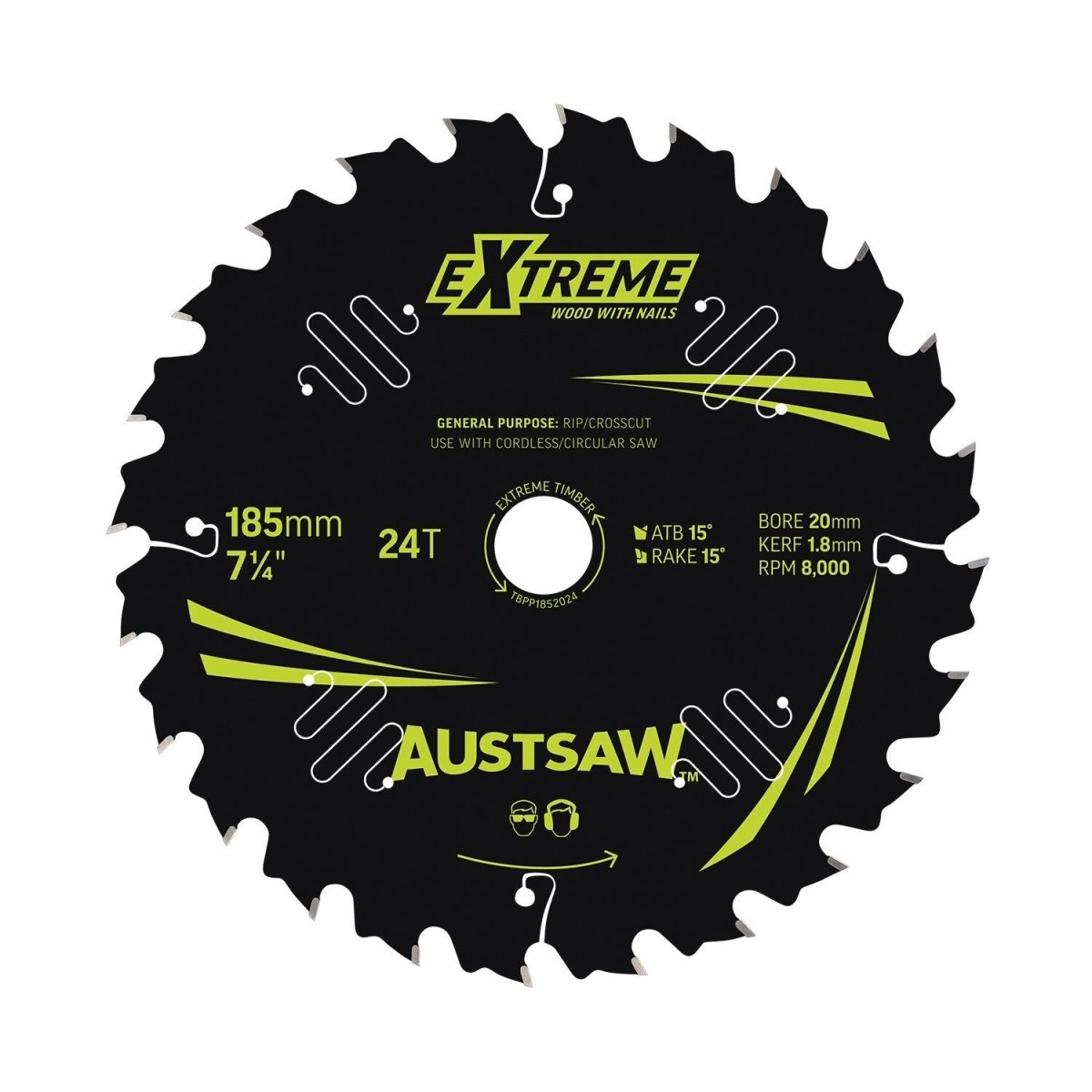 Austsaw Extreme Wood with Nail Blade - AIMS Industrial Supplies
