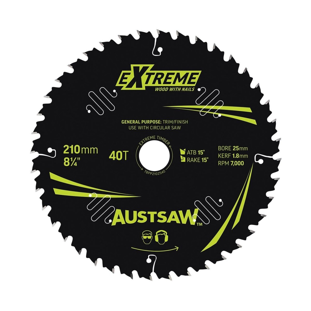 Austsaw Extreme Wood with Nail Blade - AIMS Industrial Supplies