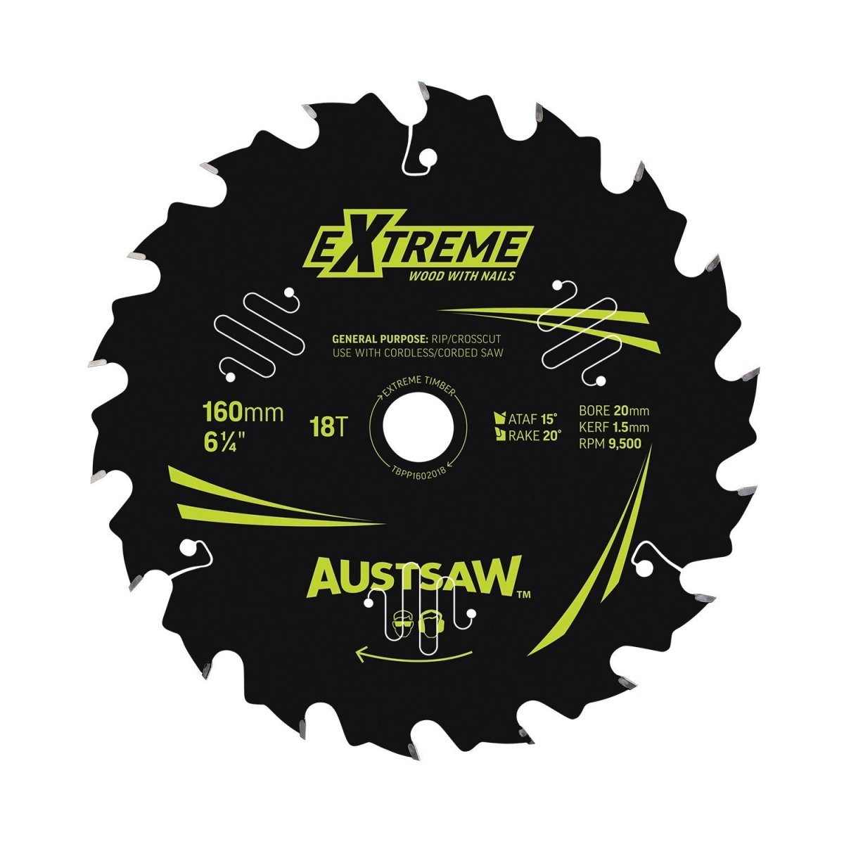 Austsaw Extreme Wood with Nail Blade - AIMS Industrial Supplies