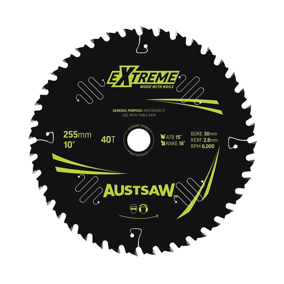 Austsaw Extreme Wood with Nail Blade - Table Saw - AIMS Industrial Supplies