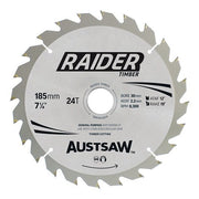 Austsaw Raider Timber Blade 185mm x 30/20 mm Bore x 24 Teeth1