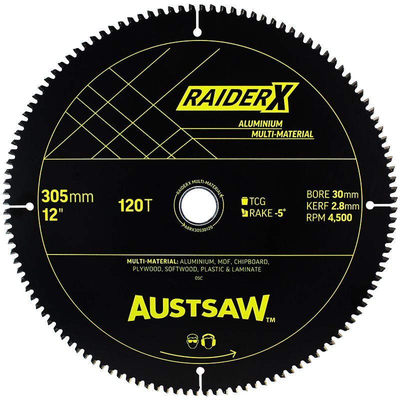 Austsaw RaiderX Aluminium Multi Material Blade - AIMS Industrial Supplies