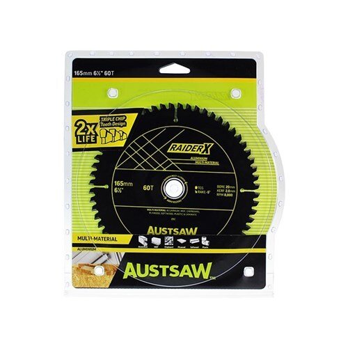 Austsaw RaiderX Aluminium Multi Material Blade - AIMS Industrial Supplies
