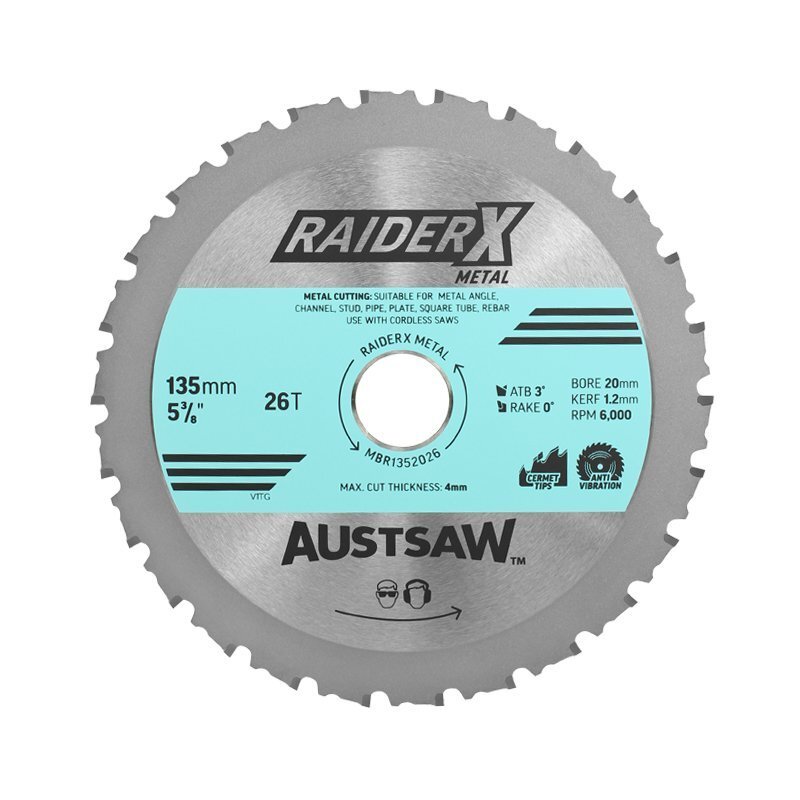 Austsaw RaiderX Metal Blade - AIMS Industrial Supplies