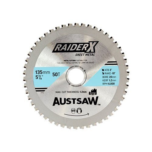 Austsaw RaiderX Sheet Metal Blade - AIMS Industrial Supplies