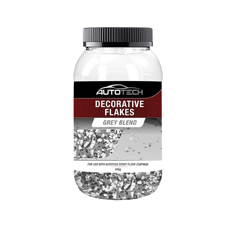 AutoTech Epoxy Floor Coating Decorative Flakes 450g Grey Blend