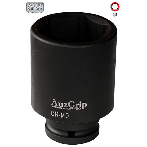 AuzGrip® 1'' Square Drive 6 Point Deep Impact Socket SAE 1-9/16"
