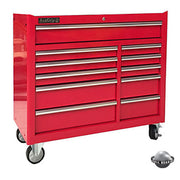 AuzGrip® 11 Drawer Roller Cabinet Red1