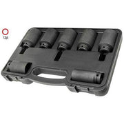AuzGrip® 1/2'' Sq. Drive 12 Pt. Deep Impact Socket Metric Set, 7 Pcs.1