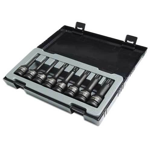 AuzGrip® 1/2'' Sq. Drive Impact Triple Sq. Bit Socket Set 78mm, 8Pcs.1