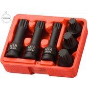 AuzGrip® 1/2" Sq. Drive Impact Tripple Sq. Head Driver Set, 6 Pcs.1